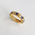 Sixteen Stone Gold Ring – LUX VERSE Luxury Designer Fashion Outlet