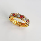 Sixteen Stone Gold Ring – LUX VERSE Luxury Designer Fashion Outlet