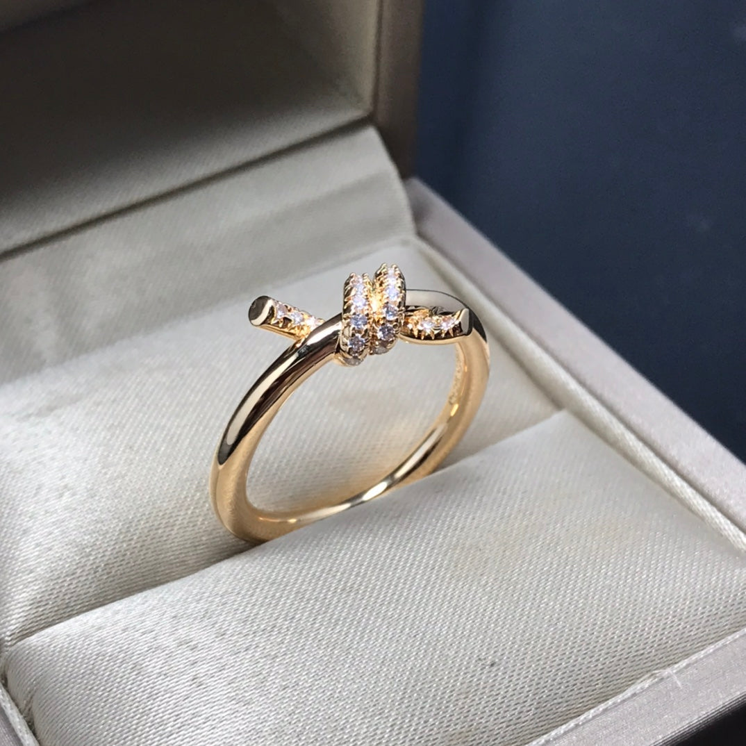 Knot Ring 1.2mm Diamond – LUX VERSE Luxury Designer Fashion Outlet