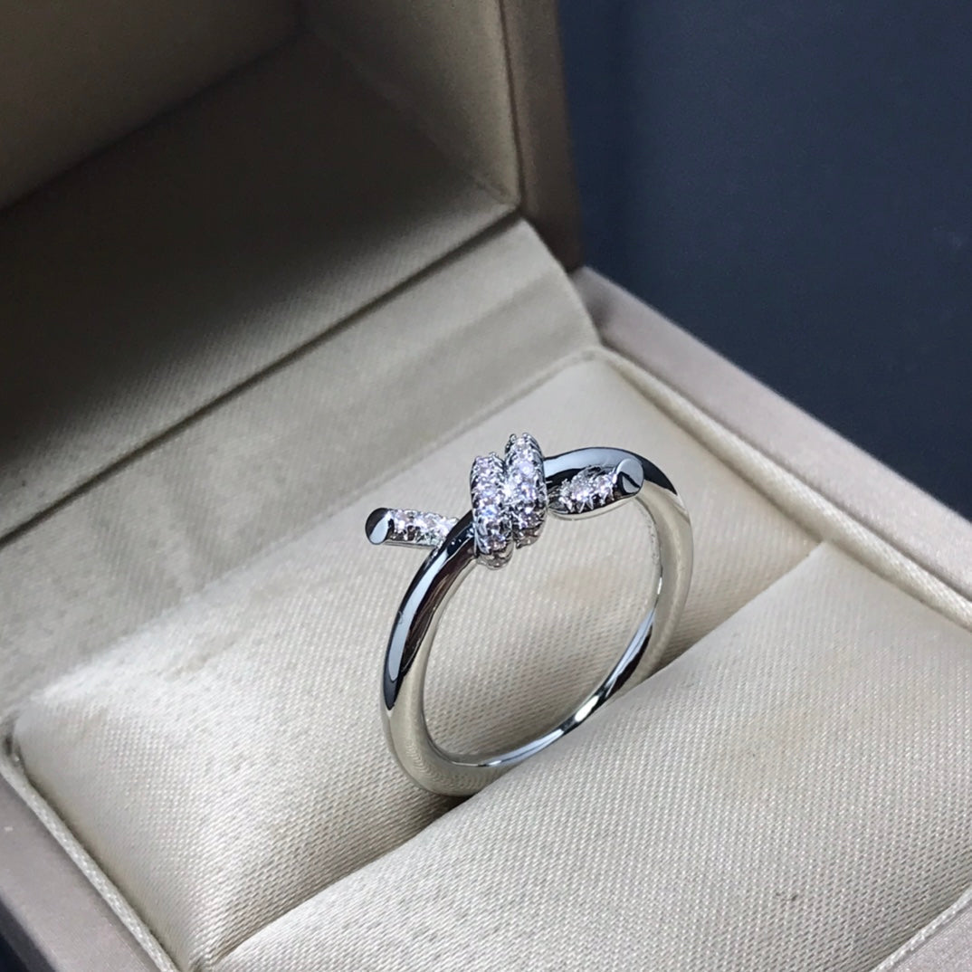 Knot Ring 1.2mm Diamond – LUX VERSE Luxury Designer Fashion Outlet