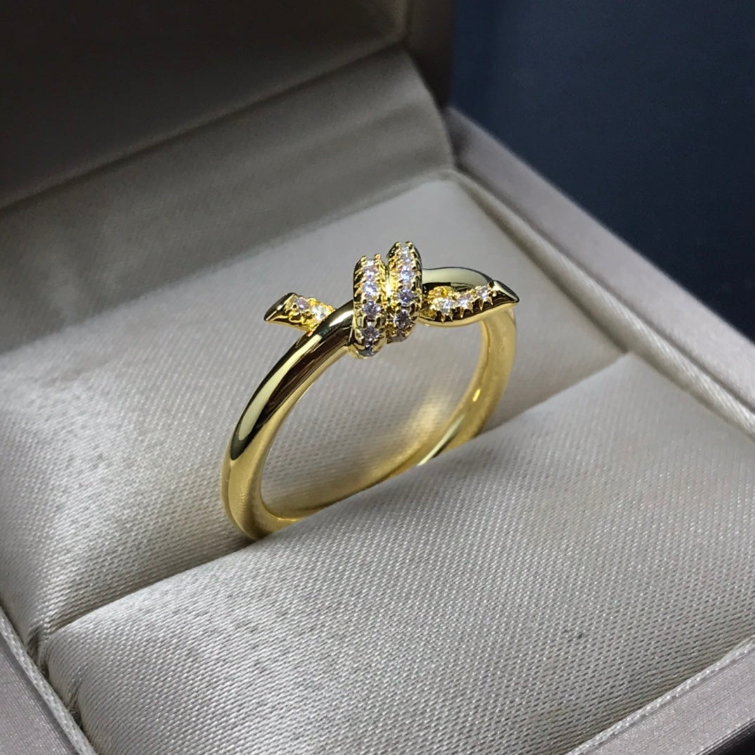 Knot Ring 1.2mm Diamond – LUX VERSE Luxury Designer Fashion Outlet