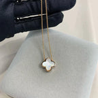 Pure Clover Rose Gold Mop Necklace – LUX VERSE Luxury Designer Fashion Outlet