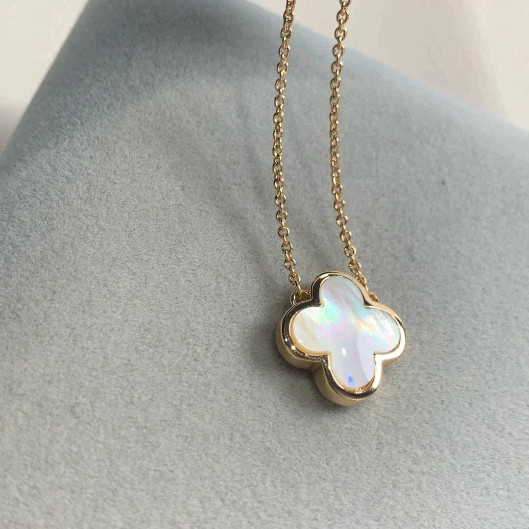 Pure Clover Rose Gold Mop Necklace – LUX VERSE Luxury Designer Fashion Outlet
