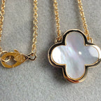 Pure Clover Rose Gold Mop Necklace – LUX VERSE Luxury Designer Fashion Outlet
