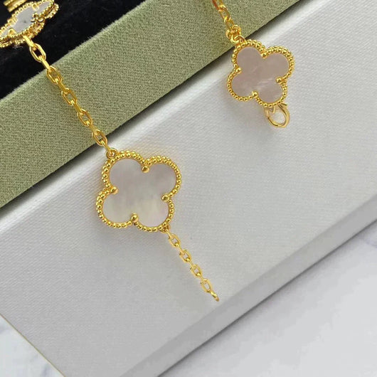 MAGIC CLOVER 5 MOTIFS MOP BRACELET