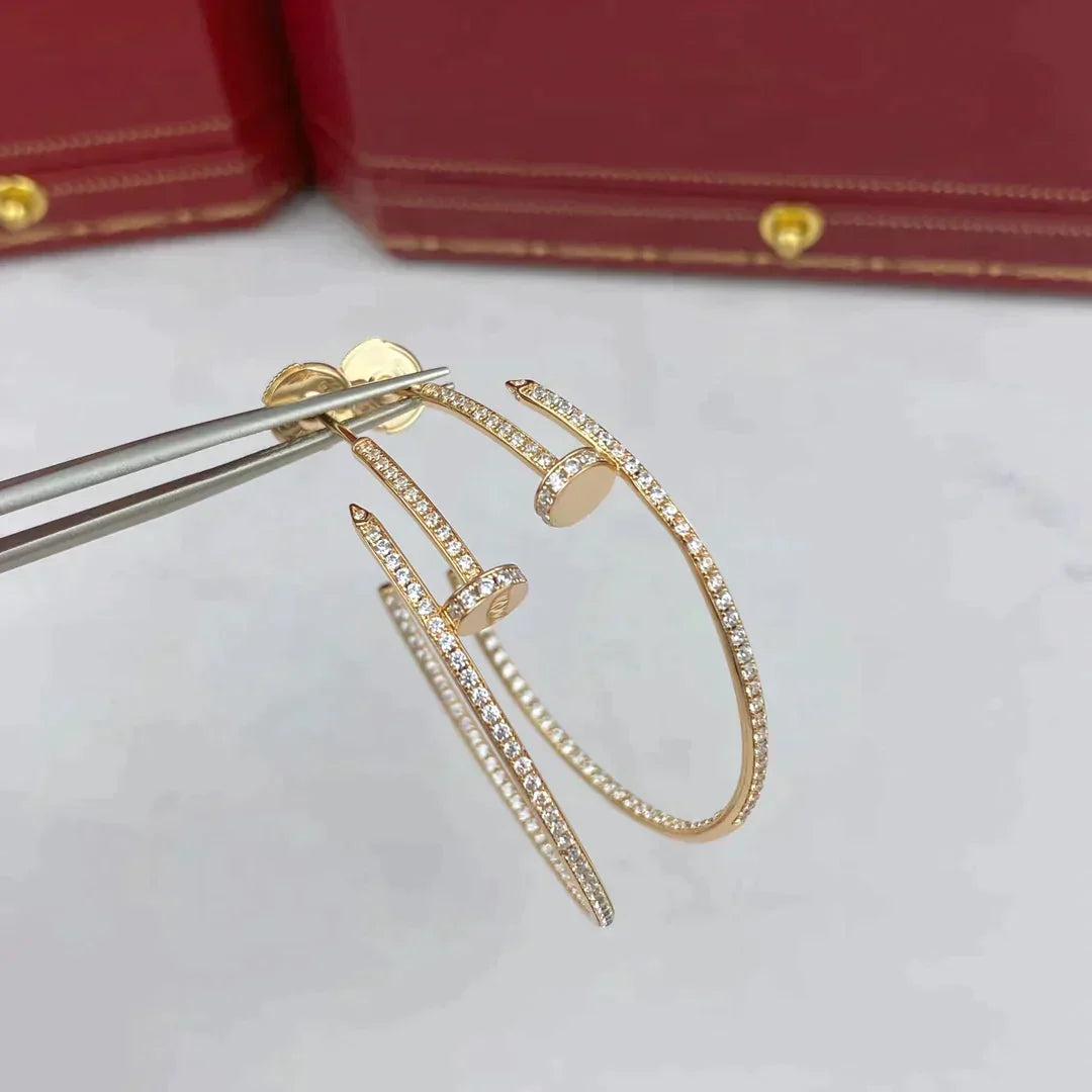 Juste Earrings Diamonds 1.8mm – LUX VERSE Luxury Designer Fashion Outlet