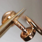 Juste Earrings Rose Gold – LUX VERSE Luxury Designer Fashion Outlet