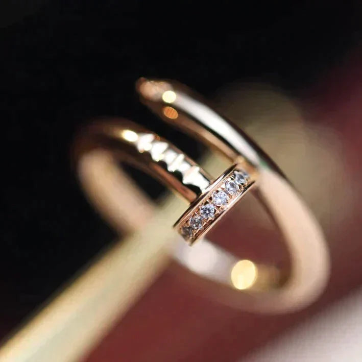 Juste Ring 2.65mm Rose Gold Diamond – LUX VERSE Luxury Designer Fashion Outlet