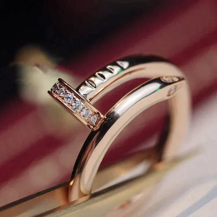 Juste Ring 2.65mm Rose Gold Diamond – LUX VERSE Luxury Designer Fashion Outlet