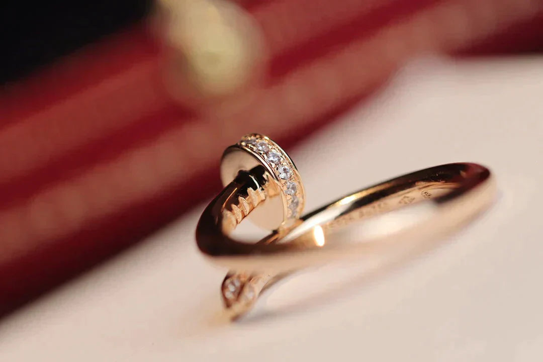 Juste Ring 2.65mm Rose Gold Diamond – LUX VERSE Luxury Designer Fashion Outlet