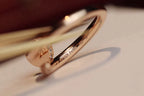 Juste Ring 2.65mm Rose Gold Diamond – LUX VERSE Luxury Designer Fashion Outlet
