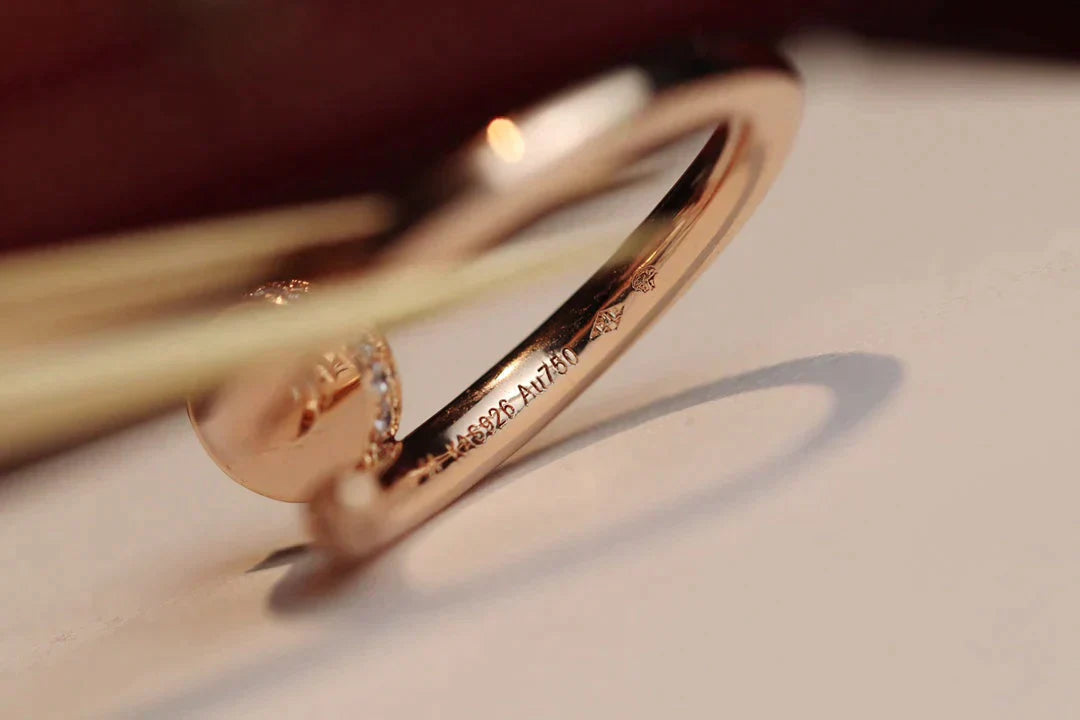 Juste Ring 2.65mm Rose Gold Diamond – LUX VERSE Luxury Designer Fashion Outlet
