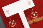 Amulette Drop Earrings Carnelian Rose Gold – LUX VERSE Luxury Designer Fashion Outlet