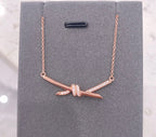 Knot Necklace Diamonds – LUX VERSE Luxury Designer Fashion Outlet