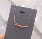 Knot Necklace Diamonds – LUX VERSE Luxury Designer Fashion Outlet