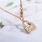 Amulette Pedant Rose Gold Necklace – LUX VERSE Luxury Designer Fashion Outlet