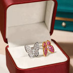 Twin Butterfly Diamond Ring – LUX VERSE Luxury Designer Fashion Outlet