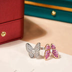 Twin Butterfly Diamond Ring – LUX VERSE Luxury Designer Fashion Outlet