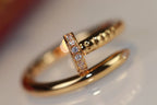 Juste Ring 2.65mm Gold Diamond – LUX VERSE Luxury Designer Fashion Outlet