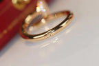 Juste Ring 2.65mm Gold Diamond – LUX VERSE Luxury Designer Fashion Outlet
