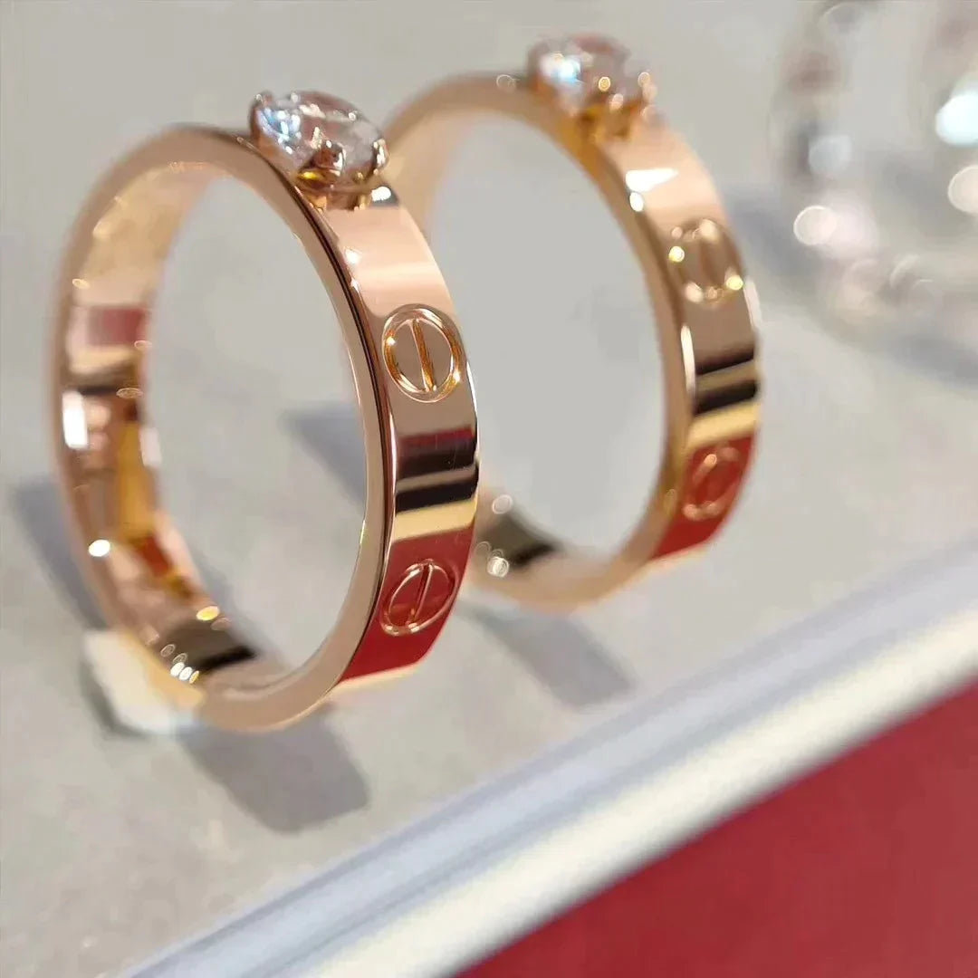 Love Ring 3.6mm 1 Big Diamond – LUX VERSE Luxury Designer Fashion Outlet