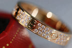 Love Ring 3.6mm Diamond Paved – LUX VERSE Luxury Designer Fashion Outlet