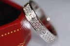 Love Ring 3.6mm Diamond Paved – LUX VERSE Luxury Designer Fashion Outlet