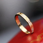Love Ring 2.65mm Gold Diamond – LUX VERSE Luxury Designer Fashion Outlet
