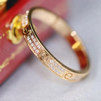 Love Ring 2.65mm Gold Diamond – LUX VERSE Luxury Designer Fashion Outlet