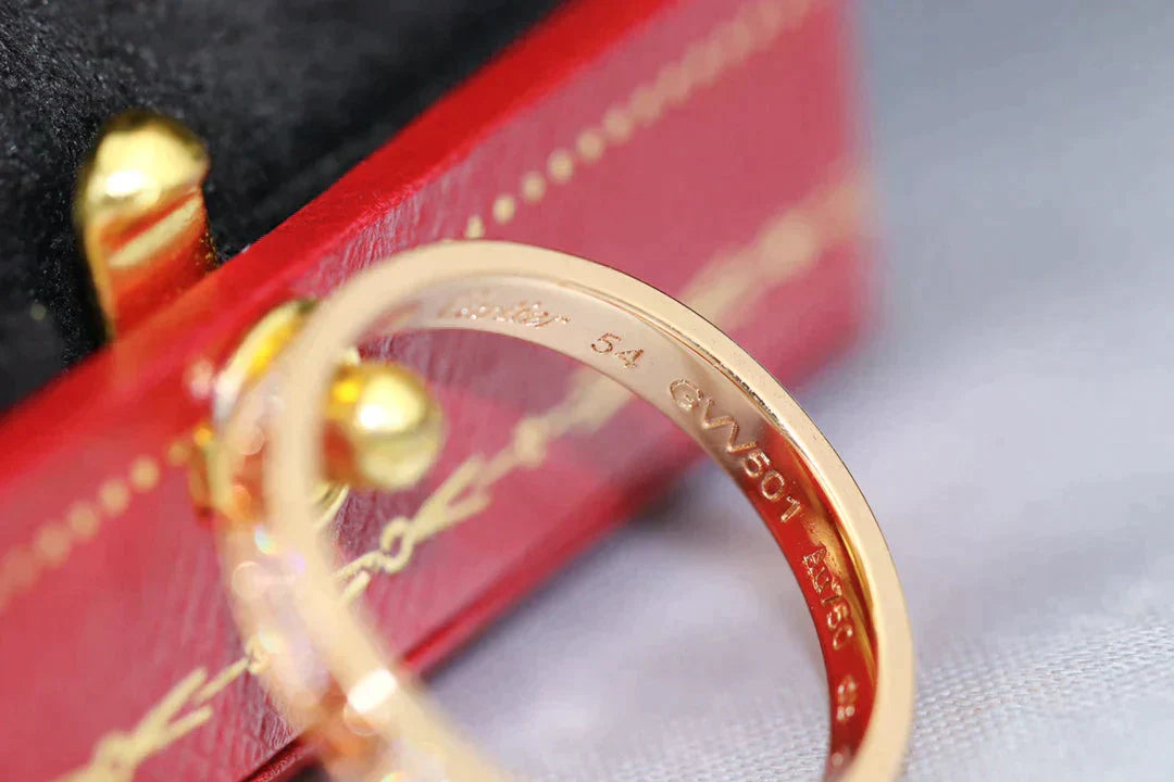 Love Ring 2.65mm Gold Diamond – LUX VERSE Luxury Designer Fashion Outlet