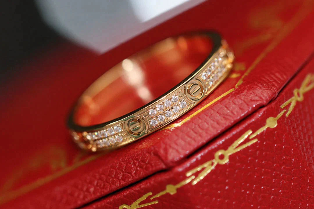 Love Ring 2.65mm Gold Diamond – LUX VERSE Luxury Designer Fashion Outlet