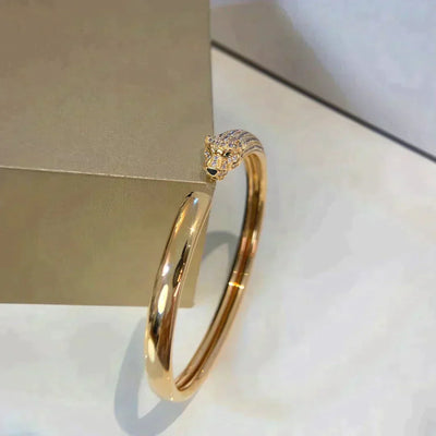 PANTHERE  DIAMOND OPEN BRACELET