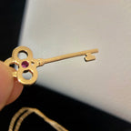 Floret Key Pedant Necklace Pink Diamond – LUX VERSE Luxury Designer Fashion Outlet