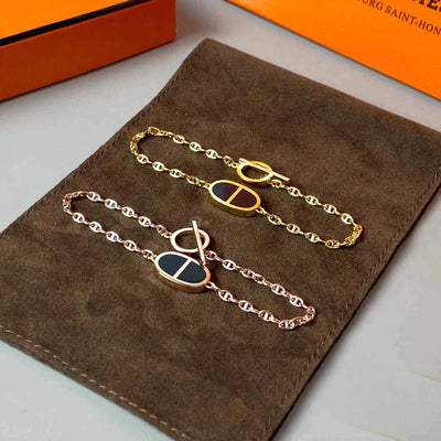 CHAINE BLACK CERAMIC BRACELET - LUX VERSE - Luxury designer fashion outlet
