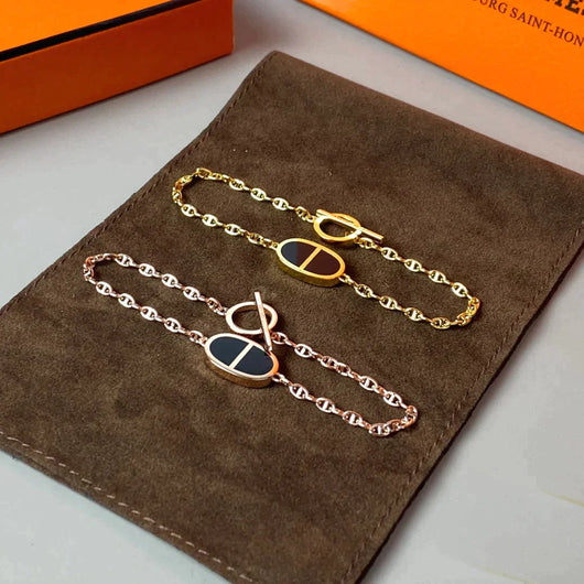 CHAINE BLACK CERAMIC BRACELET - LUX VERSE - Luxury designer fashion outlet