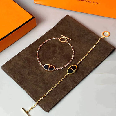 CHAINE BLACK CERAMIC BRACELET - LUX VERSE - Luxury designer fashion outlet