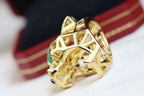Panthere 31mm Ring Onyx and Tsavorite Garnets – LUX VERSE Luxury Designer Fashion Outlet