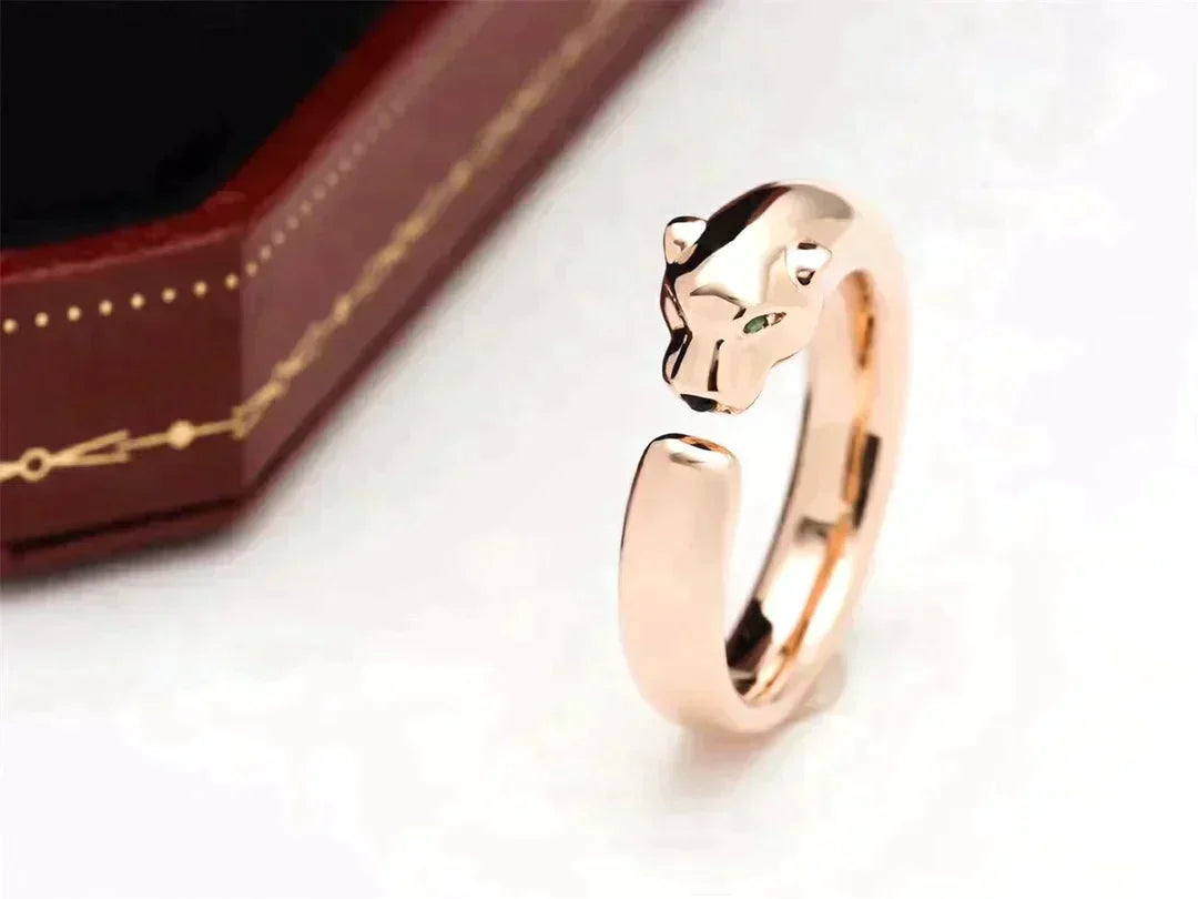 Panthere Rose Gold Small Rings – LUX VERSE Luxury Designer Fashion Outlet