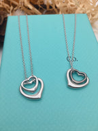 Open Heart Silver Necklace – LUX VERSE Luxury Designer Fashion Outlet