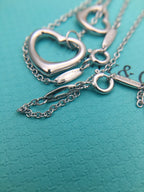 Open Heart Silver Necklace – LUX VERSE Luxury Designer Fashion Outlet