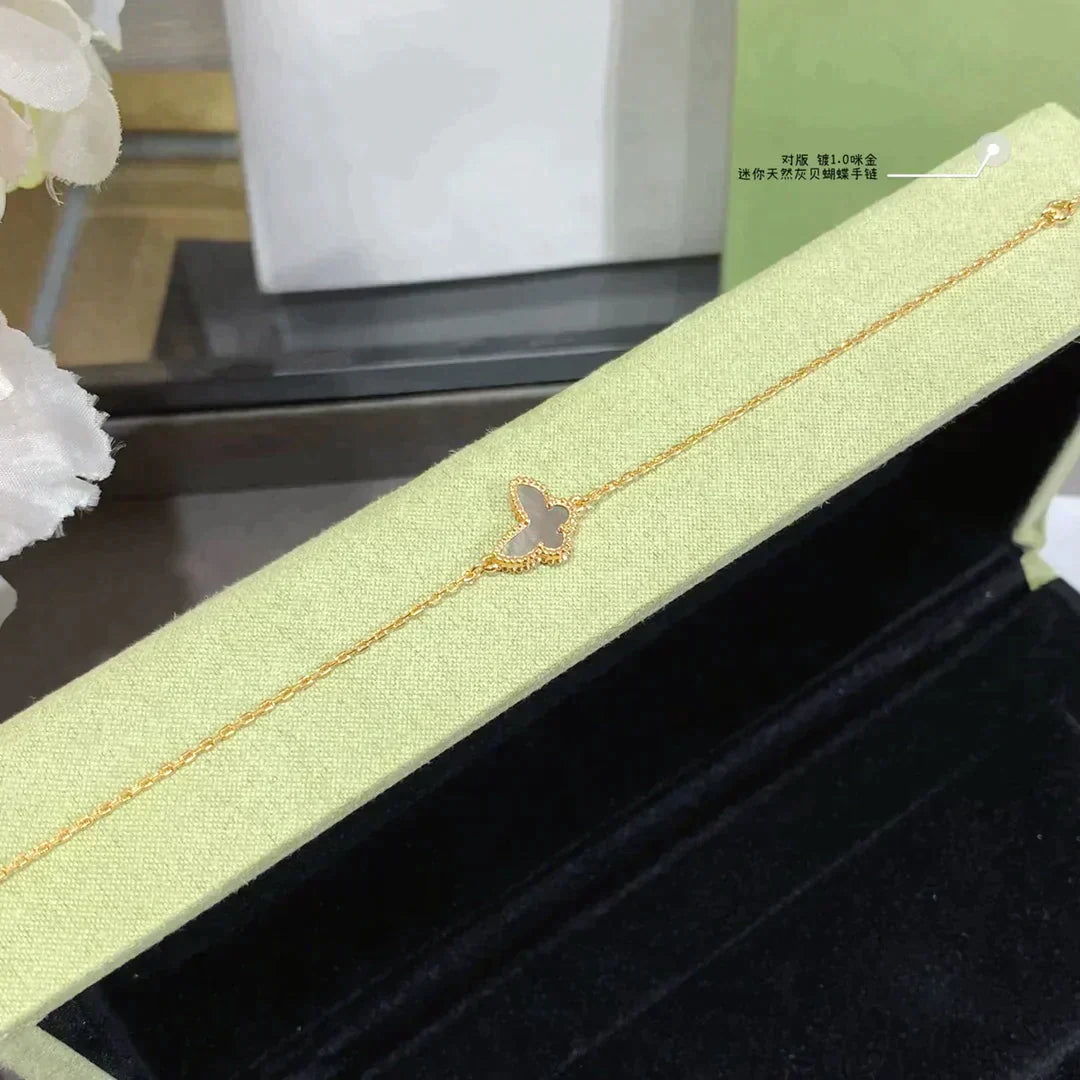 Butterfly Dark Mop Butterfly Bracelet – LUX VERSE Luxury Designer Fashion Outlet