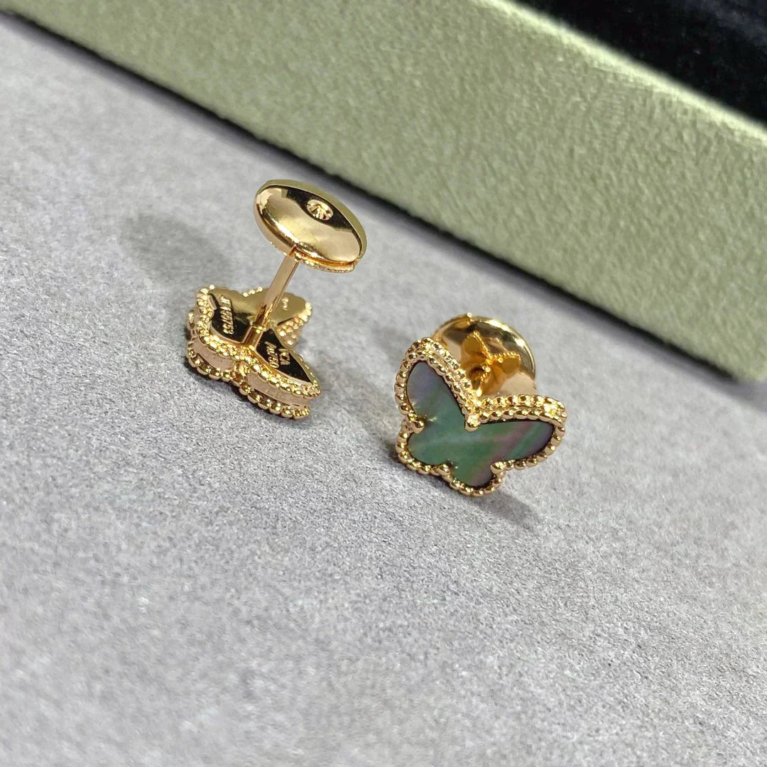 Butterfly Dark Mop  Earrings – LUX VERSE Luxury Designer Fashion Outlet