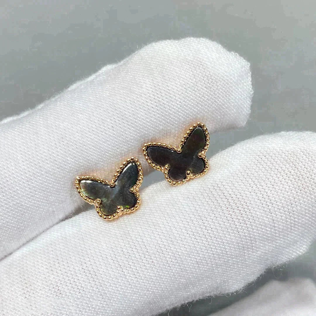 Butterfly Dark Mop  Earrings – LUX VERSE Luxury Designer Fashion Outlet