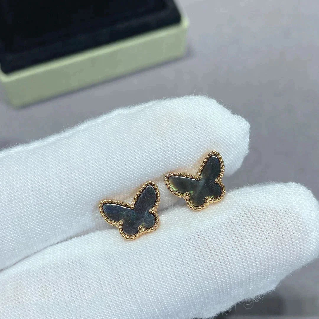 Butterfly Dark Mop  Earrings – LUX VERSE Luxury Designer Fashion Outlet