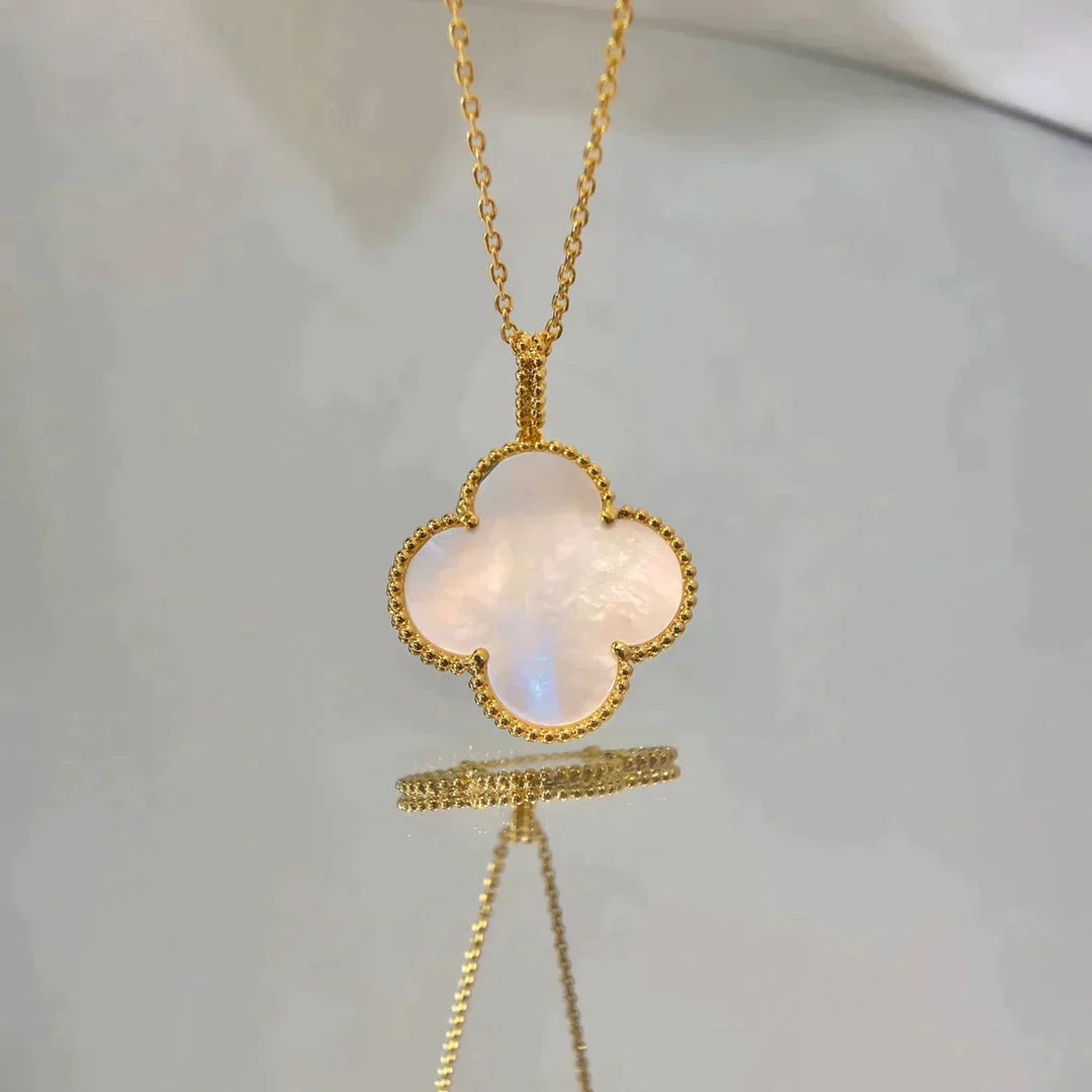 Clover Large 25mm Mother of Pearl Necklace – LUX VERSE Luxury Designer Fashion Outlet