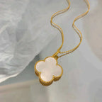 Clover Large 25mm Mother of Pearl Necklace – LUX VERSE Luxury Designer Fashion Outlet