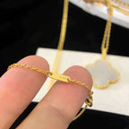 Clover Large 25mm Mother of Pearl Necklace – LUX VERSE Luxury Designer Fashion Outlet