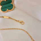 Clover Large 25mm Malachite Necklace – LUX VERSE Luxury Designer Fashion Outlet