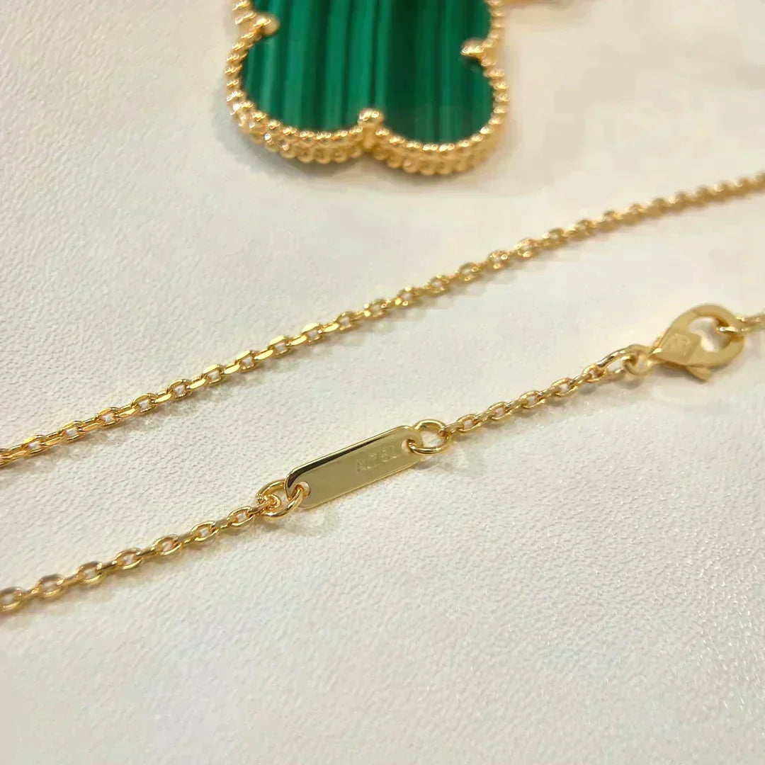 Clover Large 25mm Malachite Necklace – LUX VERSE Luxury Designer Fashion Outlet