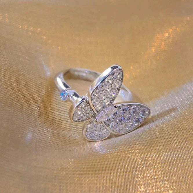 Butterfly Diamond Ring – LUX VERSE Luxury Designer Fashion Outlet